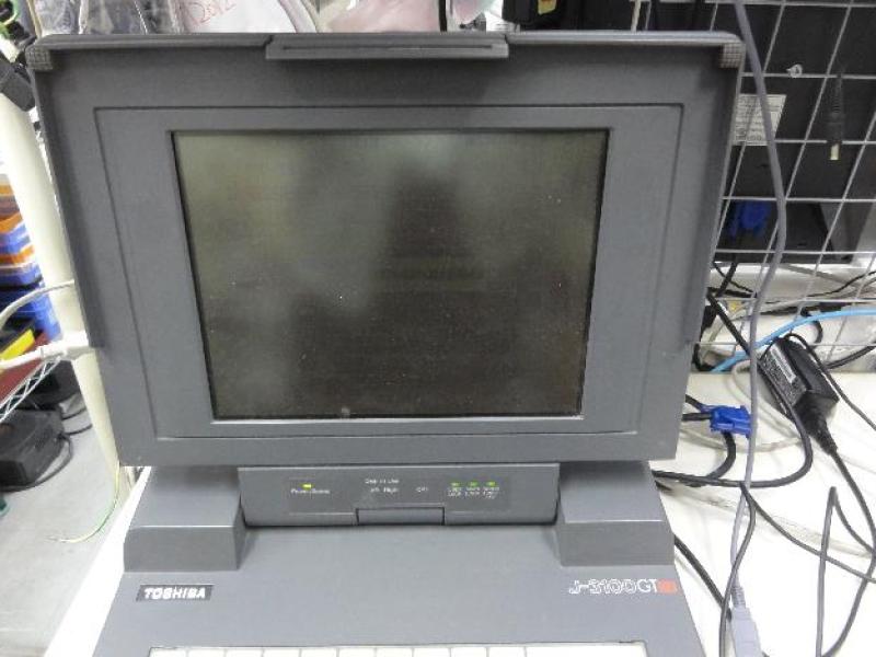 非常に古いビル管理システム用のラップトップPC（TOSHIBA  J-3100GTSX）の故障修理・延命実績の画像2