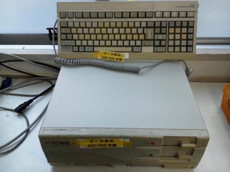 古い半導体製造装置の制御用PC（NEC PC9801RA5）のHDDをSSDへ交換・延命実績の画像3