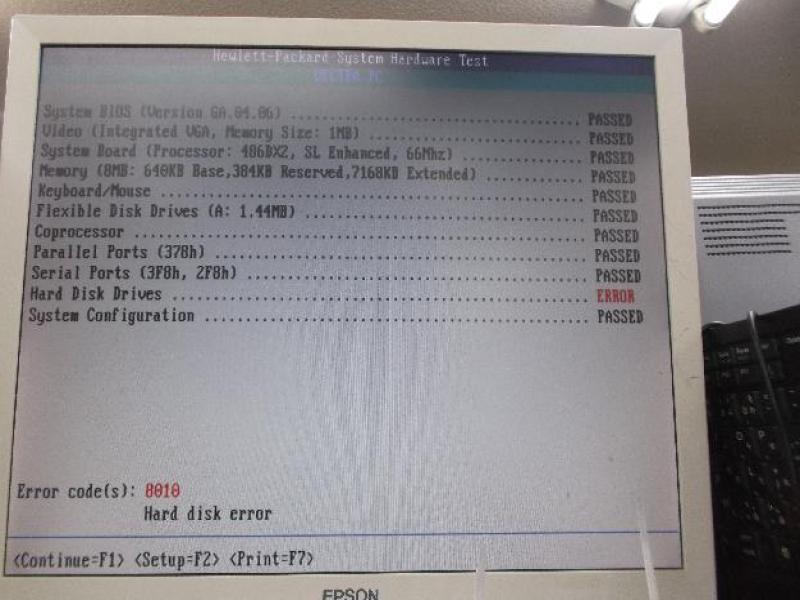 計測装置用PC（HP Vectra4/66 Windows3.1）の故障修理・延命実績の画像6