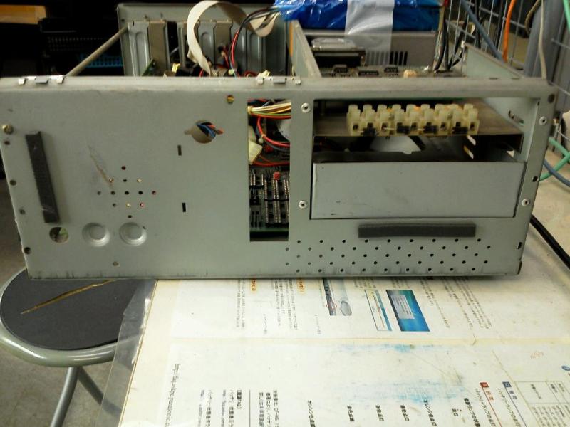 BANZAIホイールアライメントテスター用PC（DOS-V）の故障修理・延命実績の画像1