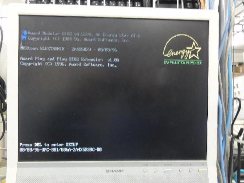 BANZAIホイールアライメントテスター用PC（DOS-V）の故障修理・延命実績の画像5