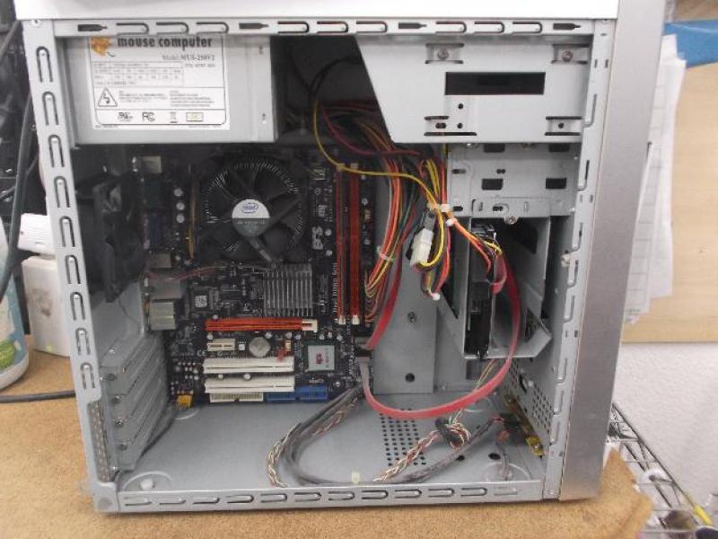 設備用PC（MOUSECOMPUTER OZZIO MXSeries Windows XP Home）の故障修理・延命実績の画像2