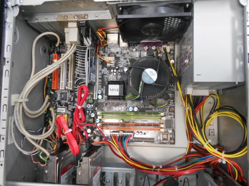 印刷用PC（ MOUSECOMPUTER MN5010 Windows XP）の故障修理・延命事例の画像11