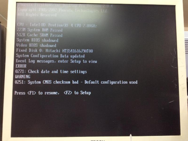 設計業務用PC（NEC PC-MY28YGZZTSBD Windows2000）の故障修理・延命実績の画像8