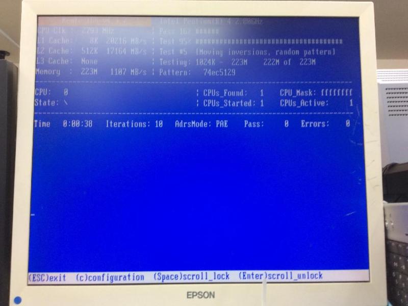 設計業務用PC（NEC PC-MY28YGZZTSBD Windows2000）の故障修理・延命実績の画像9