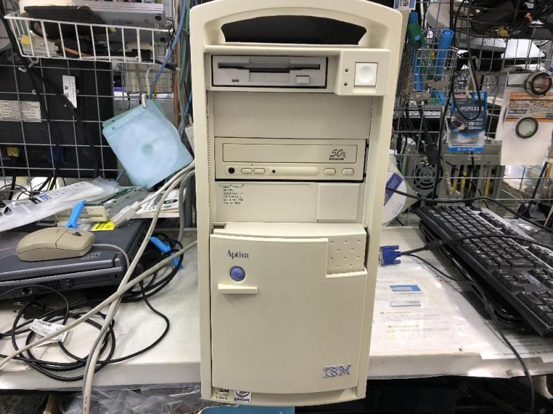 散水機制御用パソコン(IBM APTIVA 2161-T9E,Windows95)の修理・延命の画像1