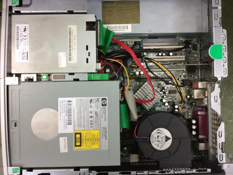測定器の制御用PC（HP compaq d330ST Windows 2000）の故障修理・延命実績の画像3