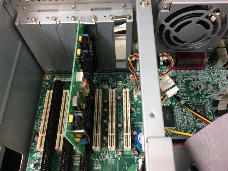 ワイヤー放電加工機用パソコン(HP vectra vl 5/100mm4,MS-DOS 5)のハードウェア入替により設備投資費用を10分の1にの画像12