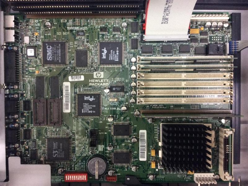 ワイヤー放電加工機用パソコン(HP vectra vl 5/100mm4,MS-DOS 5)の故障修理・延命実績の画像6