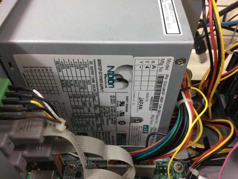 ワイヤー放電加工機用パソコン(HP vectra vl 5/100mm4,MS-DOS 5)の故障修理・延命実績の画像9