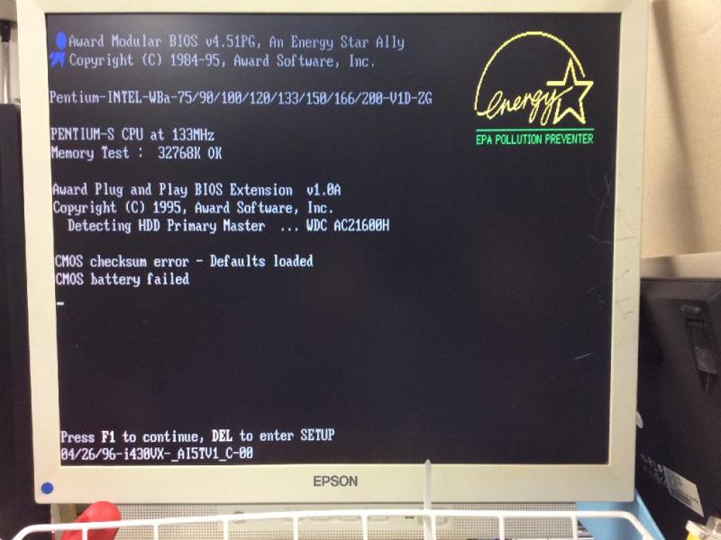 設備用パソコン（Buffalo MVK-BV5 MS-DOS）の故障修理実績の画像3