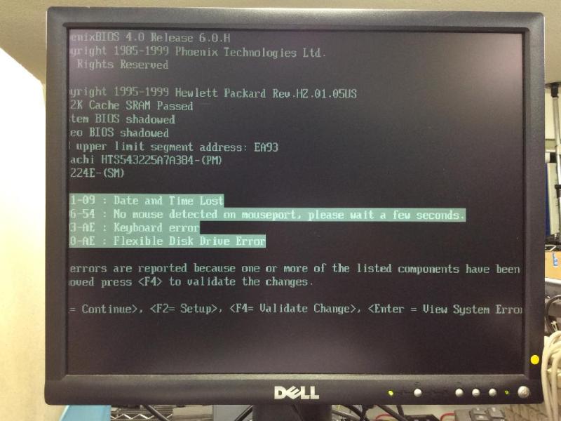 リガクX線回析装置制御用パソコン（HP Vectra VLi8SF Windows NT 4.0 ）の故障修理・延命実績の画像7