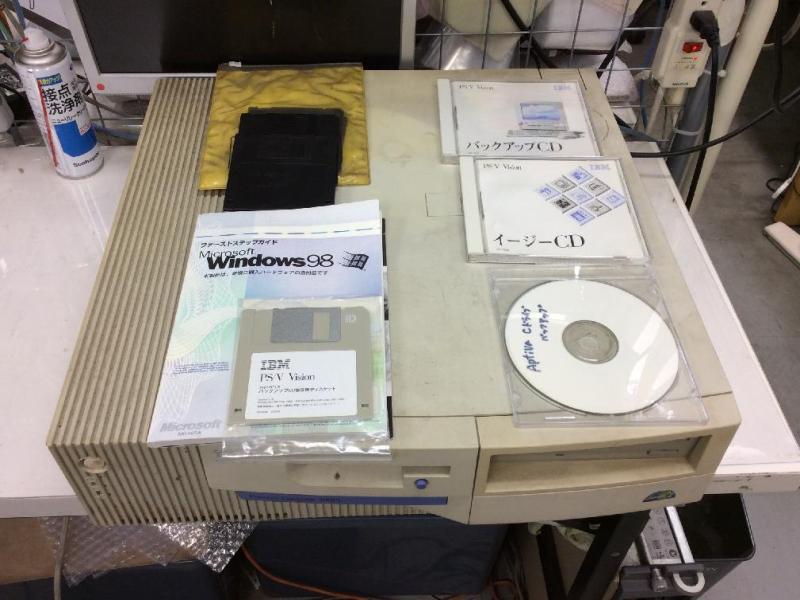 Dynojetダイノジェット ハーレーダビットソン等のキャブレター調整ソフト用PC（IBM PC300PL MS-DOS）の故障修理・延命実績の画像3