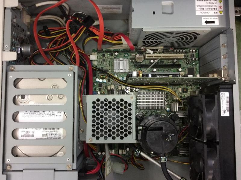 2次元CAD ANDES 水道Master用パソコン（NEC Express5800/54Cc Windows XP Professional）の故障修理・延命実績の画像3