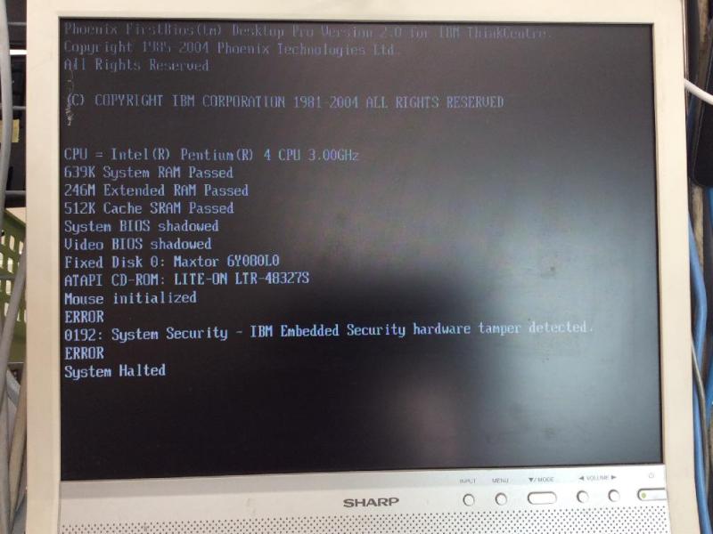 ミツトヨ 三次元測定機Crysta-Plus M574用制御PC（IBM ThinkCentre 8187 Windows XP）の故障修理・延命実績の画像4