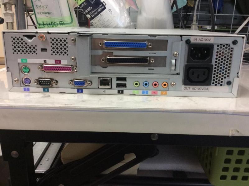 帯電量測定ソフト qm-meter用パソコン（FUJITSU FM-V C601 Windows 2000）の故障修理・延命実績の画像2