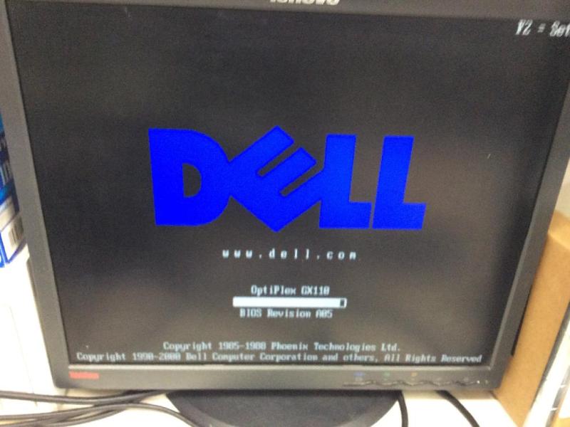 X線透視装置（島津製作所社製）の制御用PC(DELL OptiplexGX200,Windows NT 4.0)の修理・延命の画像10