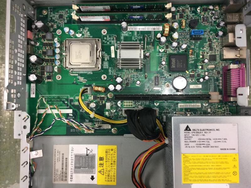 アクセス解析用パソコン （FUJITSU FMVDE2A0L1 ESPRIMO D530/A Windows7）の故障修理・延命実績の画像13