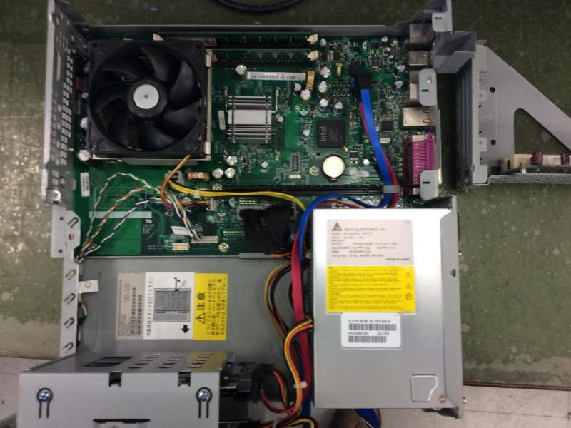 アクセス解析用パソコン （FUJITSU FMVDE2A0L1 ESPRIMO D530/A Windows7）の故障修理・延命実績の画像4