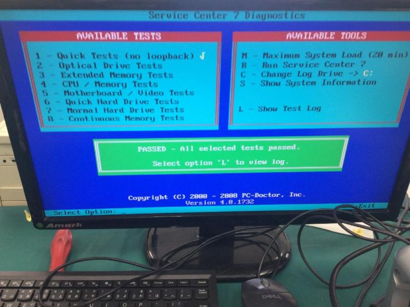 宗教法人の業務用パソコン（FUJITSU  PC-VL3506D Windows XP Professional）の故障修理診断実績の画像15