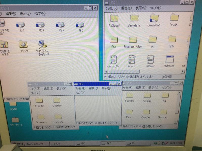 業務用フィルムスキャナの操作端末（TOSHIBA LX Windows NT 4.0）の故障修理・延命提案事例の画像11