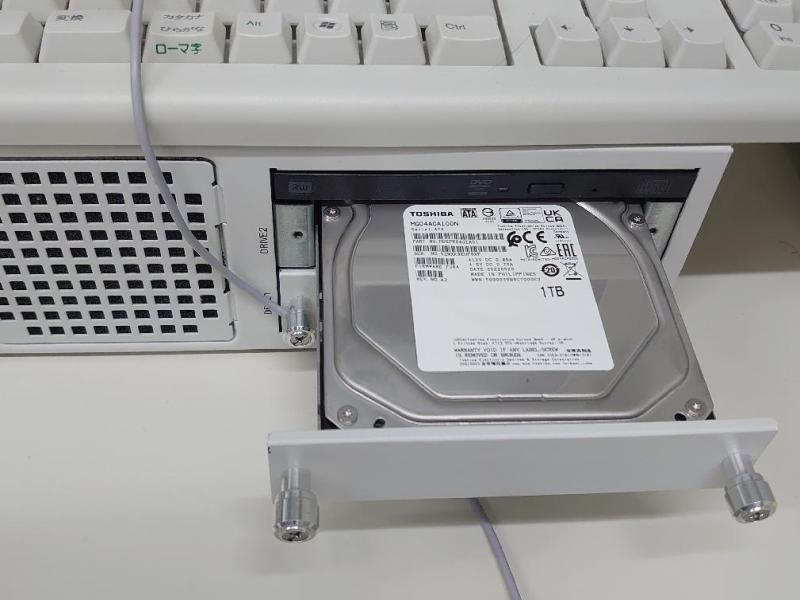 FAパソコンのRAID1構成HDDの故障からの交換および再構築の画像3