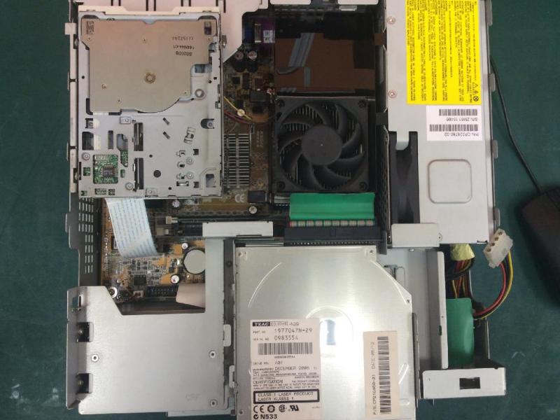 金属成分分析機に接続されたWindowsXPパソコンの起動不良からの復旧の画像2