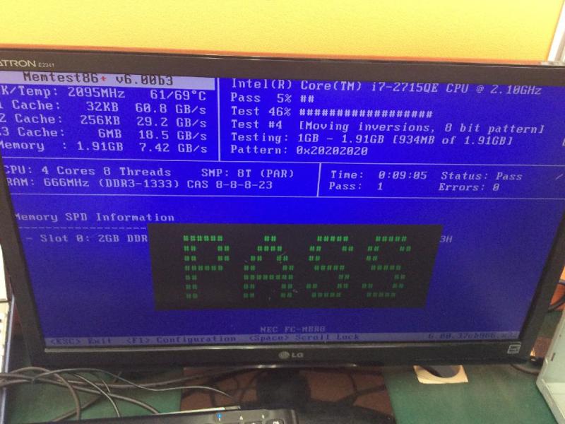 NEC FC-E21G Windows 7搭載 三次元測定機PC 移設後起動しない症状の修理・延命の画像9