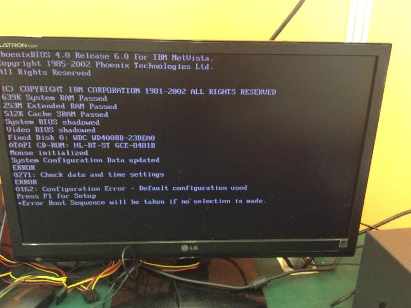 ミツトヨ測定機用IBM NetVista 起動不可を応急修理で復旧の画像4