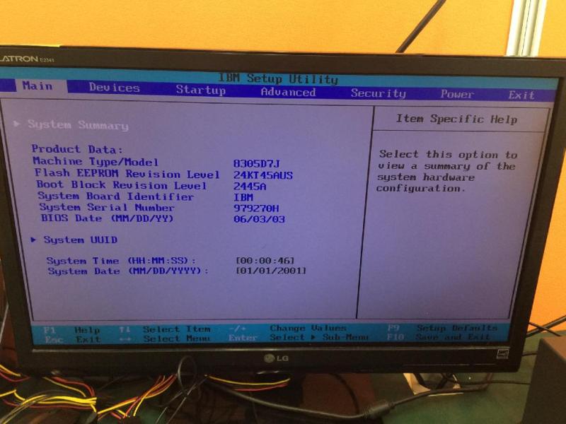 ミツトヨ測定機用IBM NetVista 起動不可を応急修理で復旧の画像5