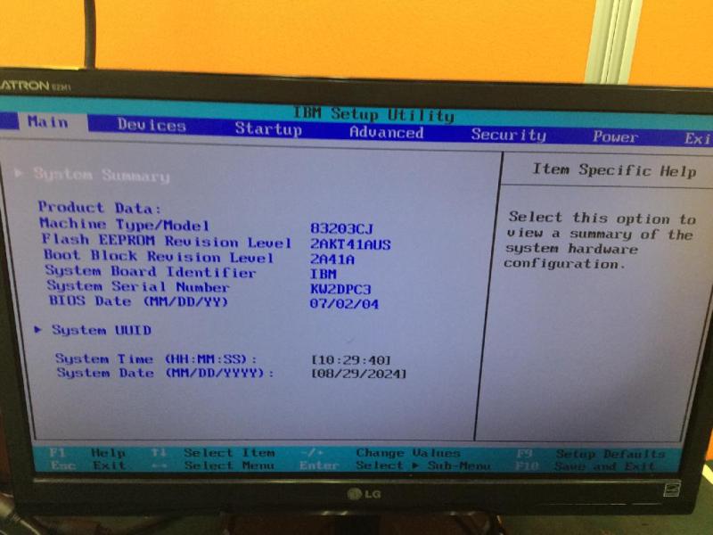 IBM 8320 3CJ Windows 98 充填機PC起動不良の修理の画像10