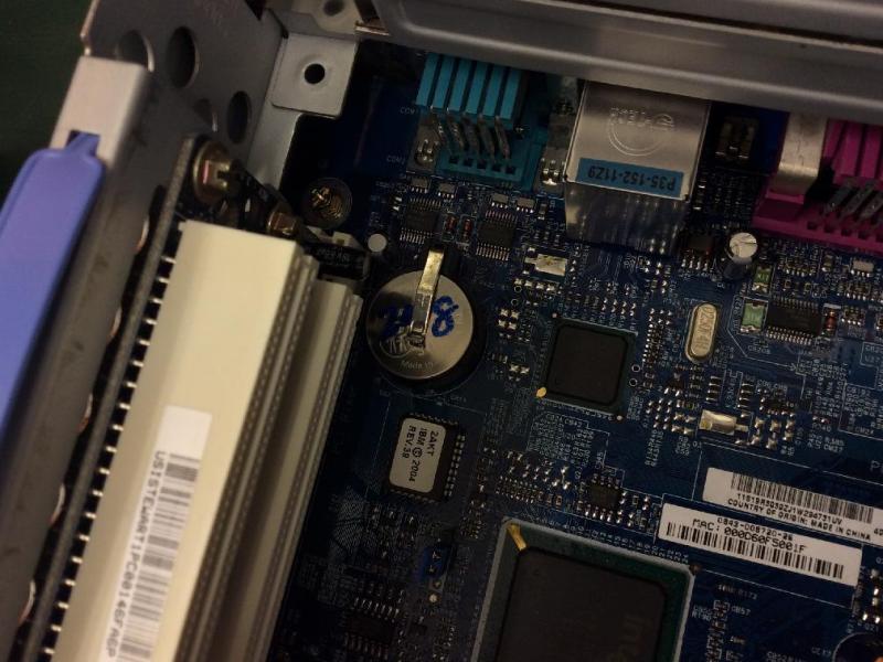 IBM 8320 3CJ Windows 98 充填機PC起動不良の修理の画像6