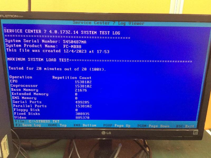 IBM 8320 3CJ Windows 98 充填機PC起動不良の修理の画像8