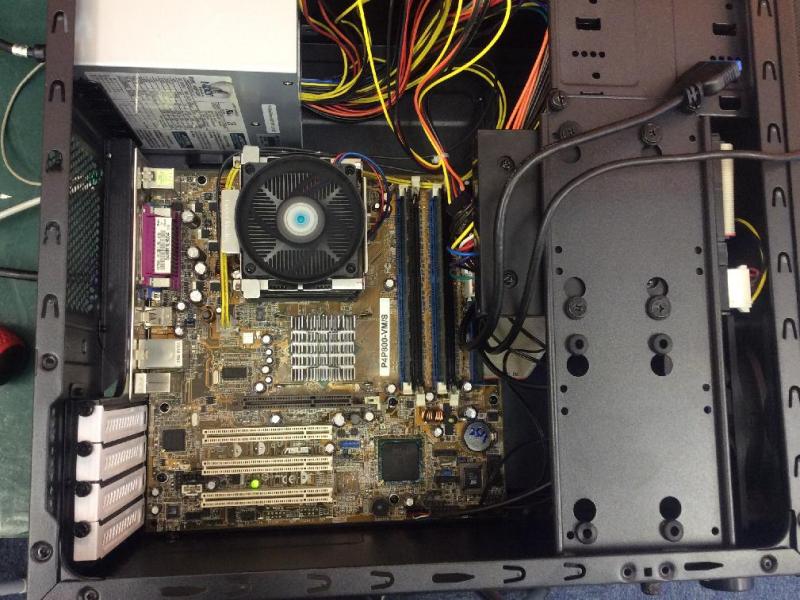 接触角計用PC Endeavor MT7500のブラックアウト対策と予備機の画像9