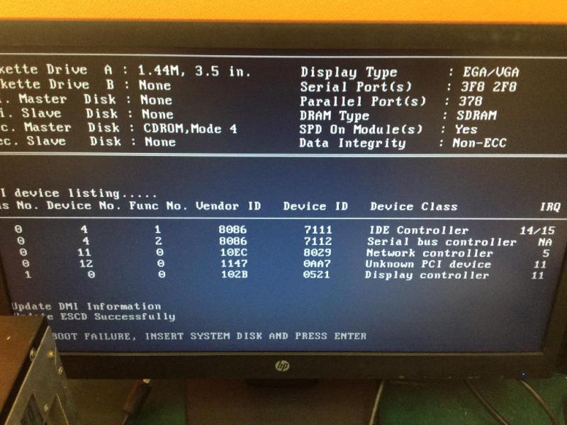 PRO-600LのHDD停止と起動不良を修復|Win98 3D CADの画像5