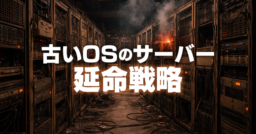 古いOSがまだ稼働中?サーバーの突然死を防ぐ延命戦略