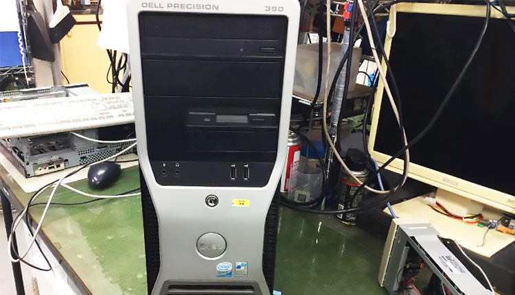 NCフライスの制御PC 画像