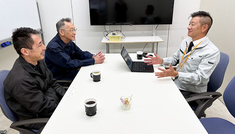 インタビュー風景