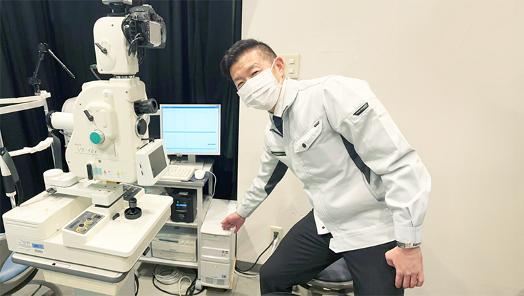 修理したPCと株式会社日本ピーシーエキスパート森田起也