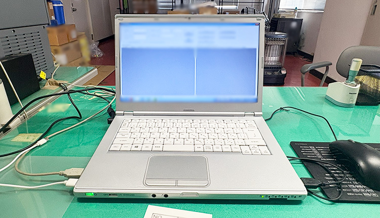 故障したシステム